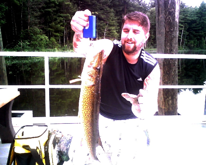 5 lb. 3 oz. Chain Pickerel 28 inches