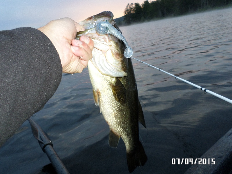 7-4-2015: Tully Lake Bass