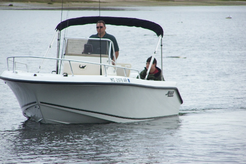 First day with the new boat 