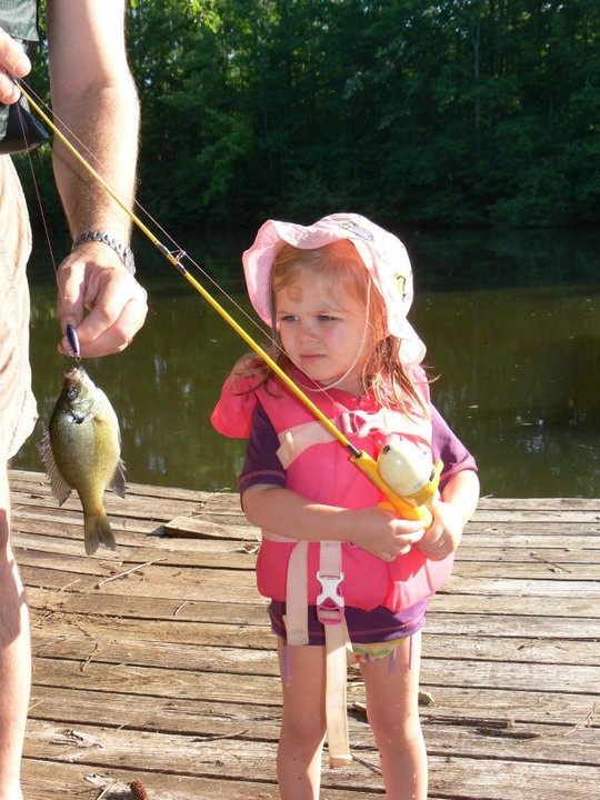 Elizabeth's First Fish