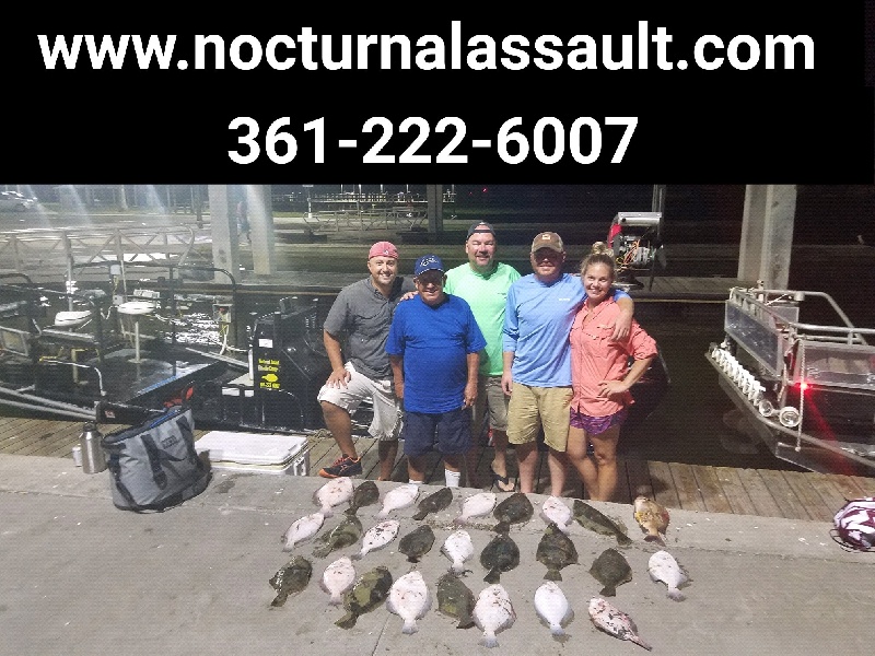 Flounder gigging guide Rockport Tx get it done