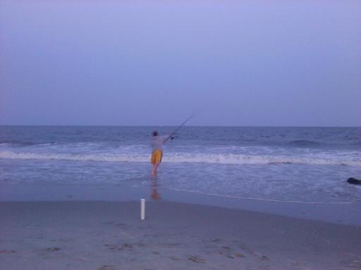 surf fishing